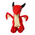 Mighty Red Dragon Durable Squeak and Plush Floating Dog Toy  - Red
