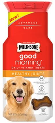 Milk-Bone Good Morning Daily Healthy Joints Vitamin Dog Treats  