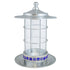 More Birds Lantern Plastic Songbird Wild Bird Feeder - Silver - 2.5 Lbs Cap