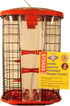 More Birds Squirrel Resistant Hopper Haven Wild Bird Feeder - Red - 9.4 Lbs Cap