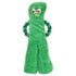 Multipet Gumby with Rope Arms Crinkle and Squeak Plush Dog Toy - 10 Inch Default Title