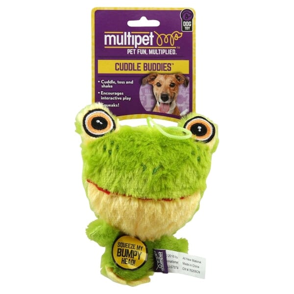 Multipet Knobby Noggins Squeak and Plush Dog Toy - Mini - Assorted - 5 Inch Default Title