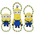 Multipet Minion Double Rope Tug Squeak and Plush Dog Toy - Assorted Large - 18 Inch