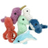 Multipet Minipet Deep Sea Cuddler Squeak and Plush Dog Toy - 6" Inches