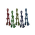 Multipet Nuts for Knots Dangler Rope and Tug Dog Toy - Assorted - 20" Inches  
