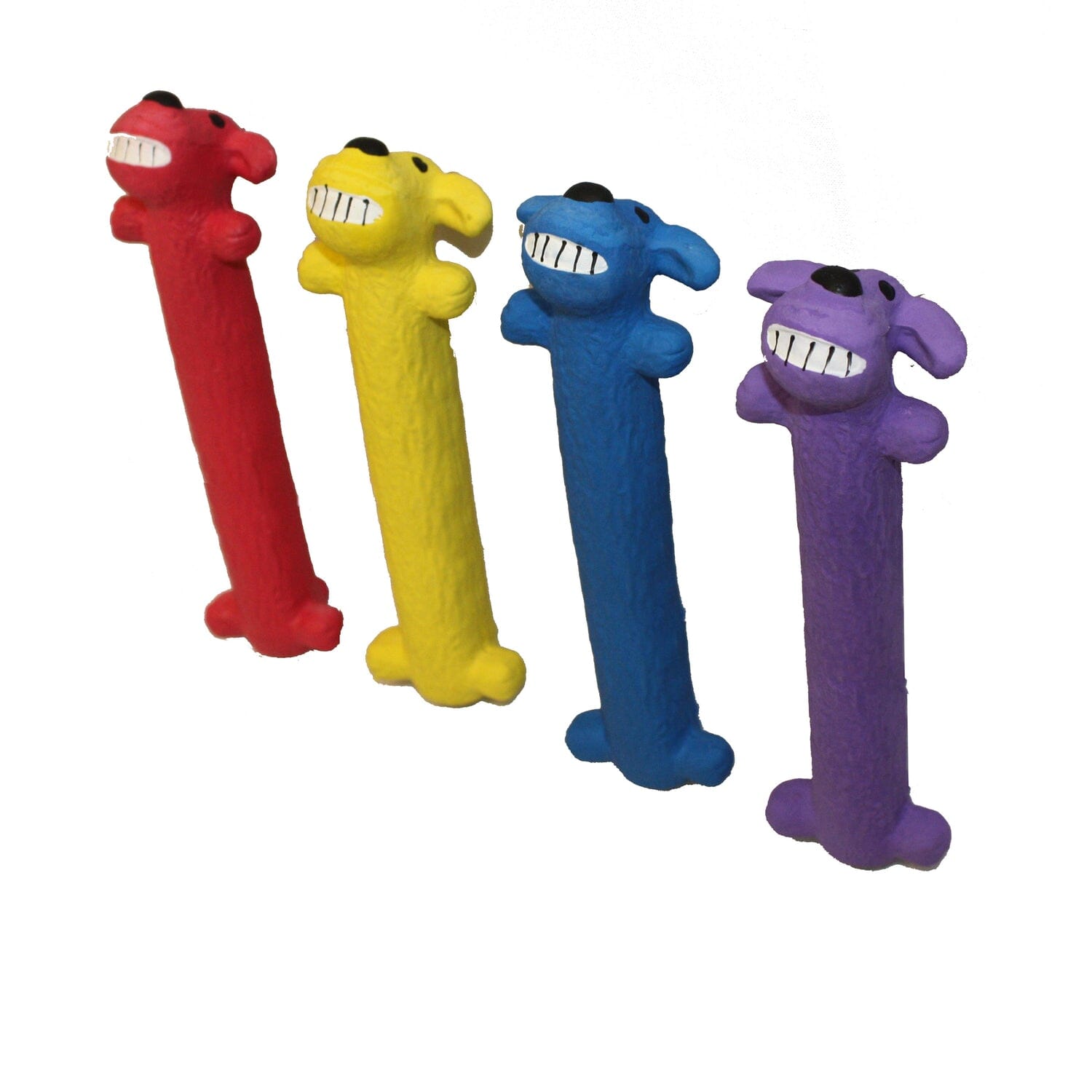 Multipet Original Loofa Squeak Latex Dog Toy - 6 Inch Default Title