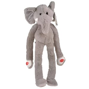 Multipet Swingin' Safari Elephant Squeak and Plush Dog Toy - 19" Inches  