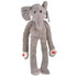 Multipet Swingin' Safari Elephant Squeak and Plush Dog Toy - 19" Inches  