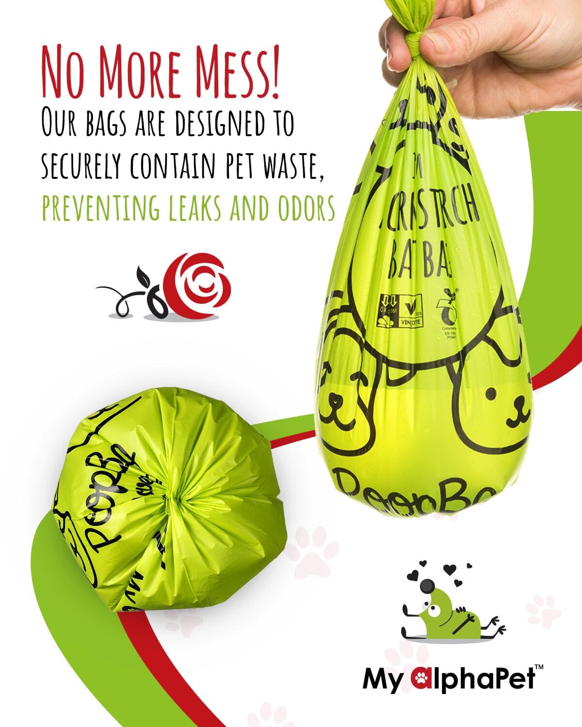 My Eco Pet Compostable Poop Pet Wastebags - 120 Count  