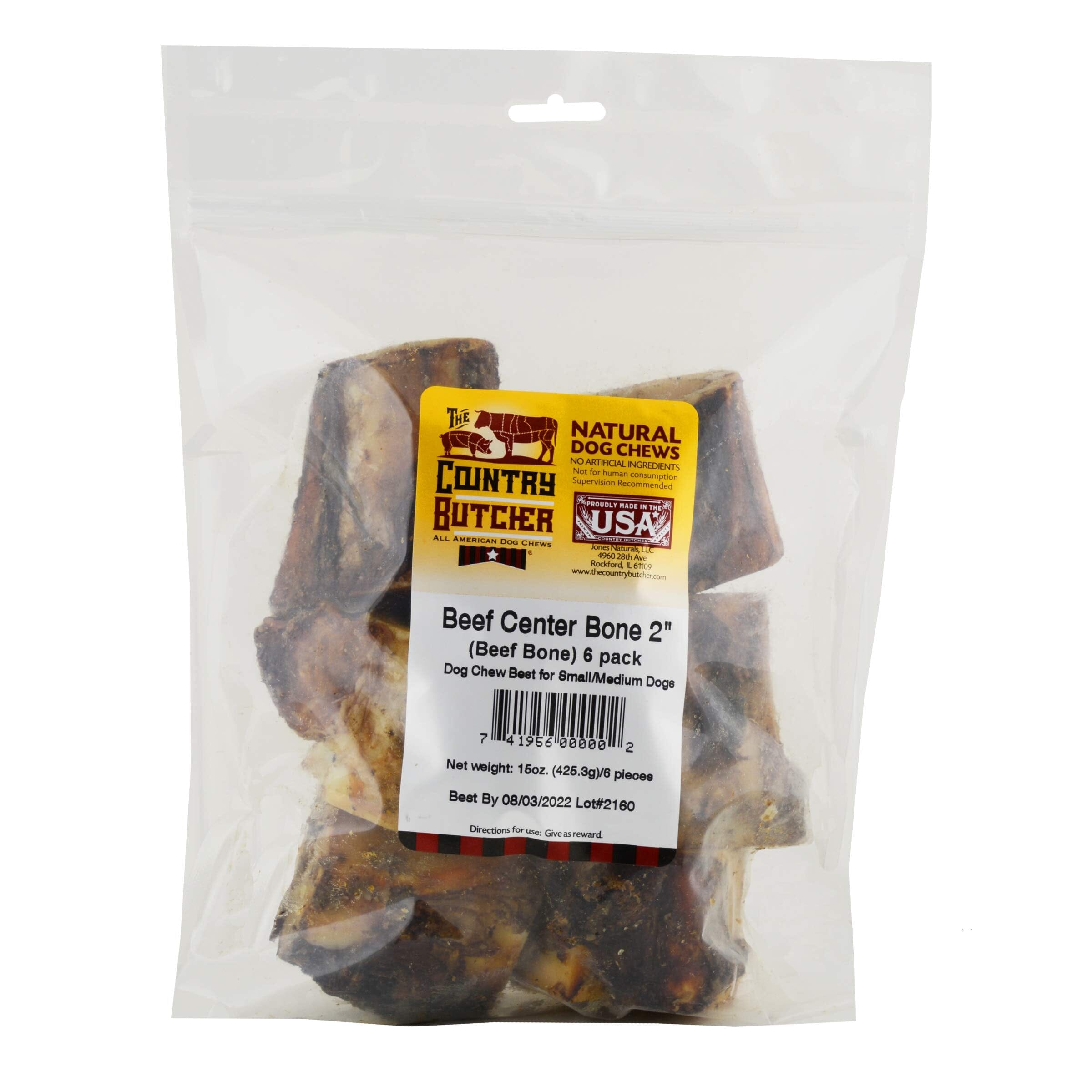 Nandi Nguni Beef Marrow Bone - 2 Piece Natural Dog Treats  