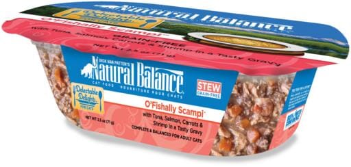 Natural Balance Delectable Delights Grain Free O Fishally Scampi Flavor Wet Cat Food  