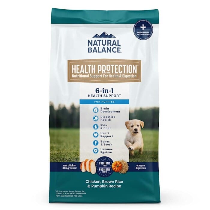 Natural Balance Health Protection Chicken Brown Rice Pumpkin Puppy Dry Dog Food - 12 Lbs Default Title