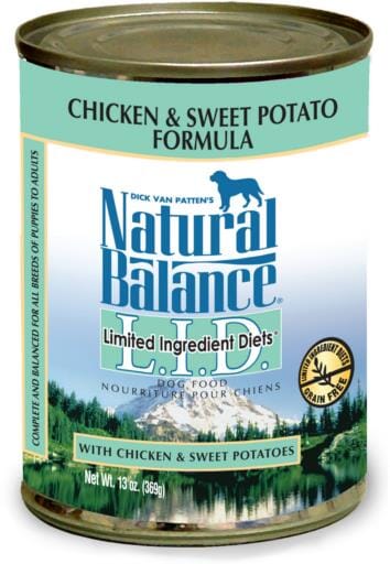 Natural Balance L.I.D. Limited Ingredient Diets Chicken and Sweet Potato Formula Canned Dog Food  