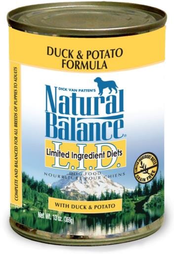 Natural Balance L.I.D. Limited Ingredient Diets Duck and Potato Canned Dog Food  