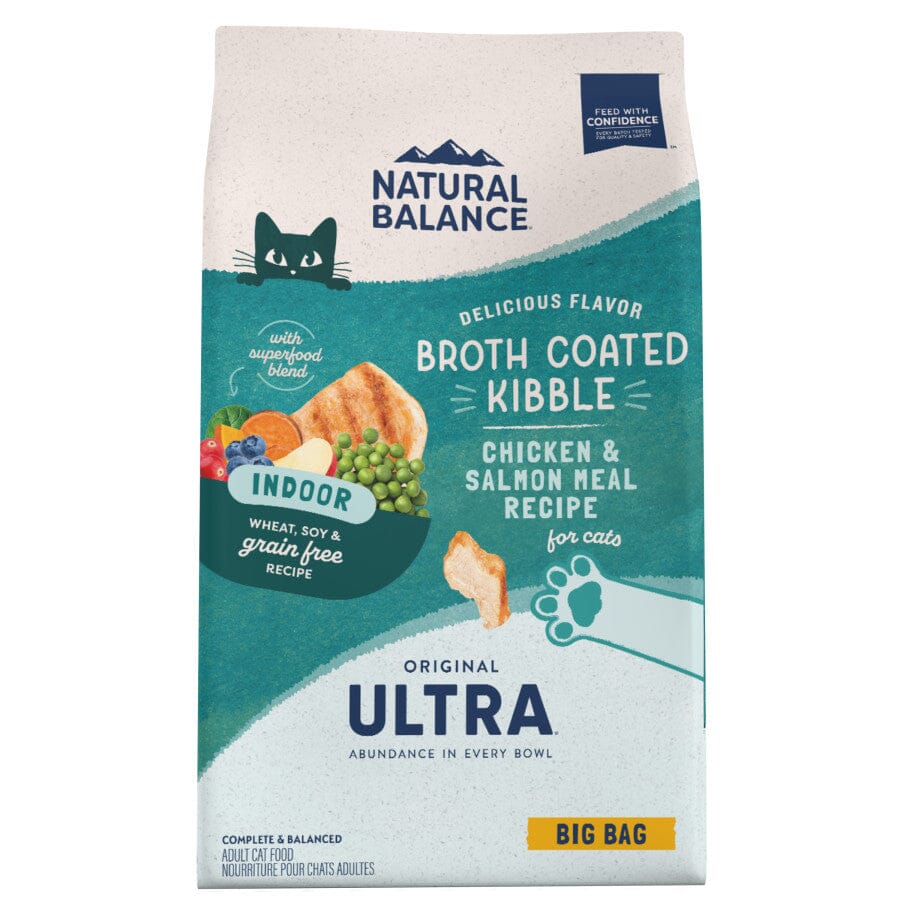 Natural Balance Pet Foods Original Ultra Grain Free Indoor Dry Cat Food - Chicken & Salmon Meal - 15 lb  