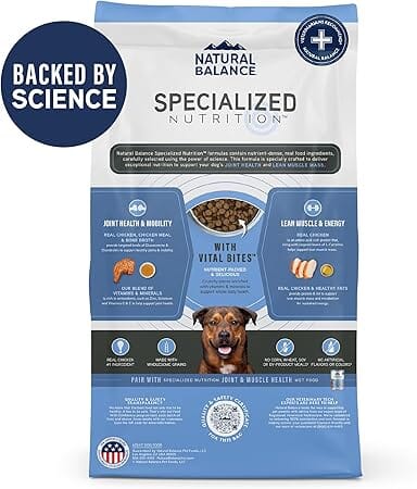 Natural Balance Specialized Nutrition Joint and Muscle Health Chicken and Oatmeal Dry Dog Food - 3.5 Lbs