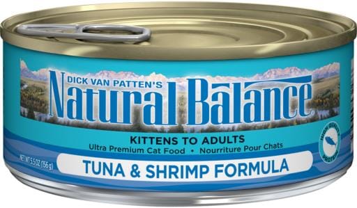 Natural Balance Tuna and Shrimp Canned Cat Food  