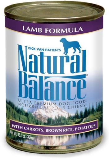 Natural Balance Ultra Premium Lamb Formula Canned Dog Food  