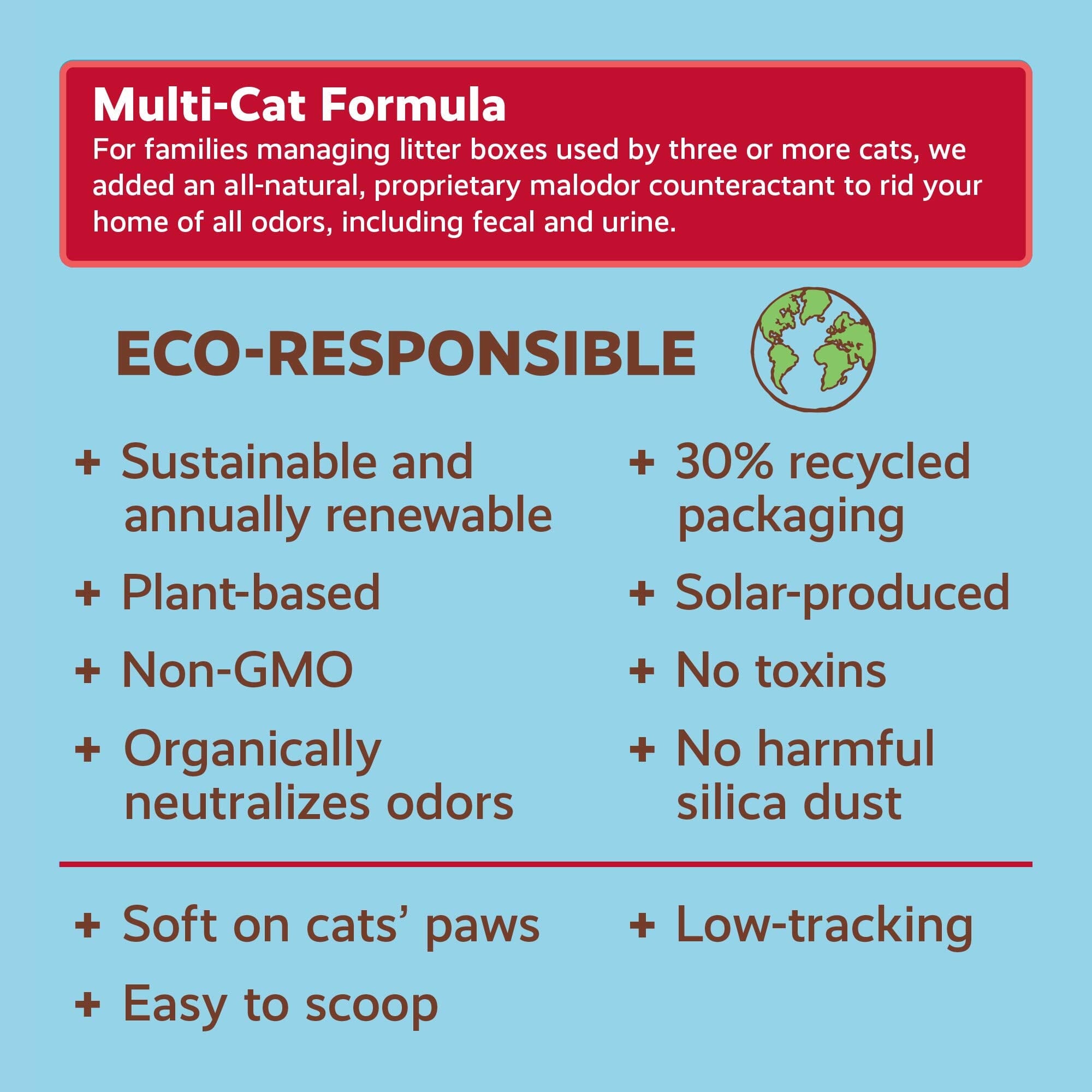 Naturally Fresh® New! Improved Multi-Cat Litter - 14 Lbs  