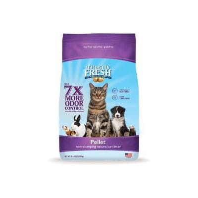 Naturally Fresh® Non-Clumping Natural Pellet Litter for Cat and Small Animal - 26 Lbs