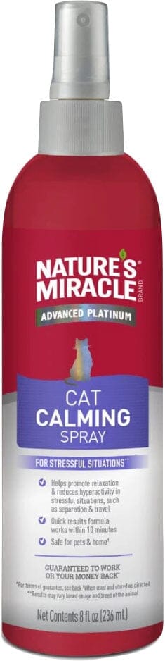 Nature's Miracle Just for Cats Calming Spray for Cats - 8 Oz  