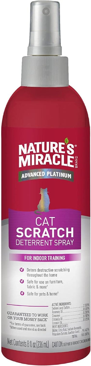Nature's Miracle Just for Cats Scratching Deterrent Spray - 8 Oz