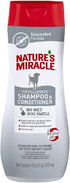 Nature's Mircale Odor Control Hypoallergenic Dog Shampoo & Conditioner - Unscented - 16 Oz  