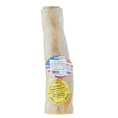 Nature's Own USA Not-Rawhide Beef Chew Natural Dog Chews - Beef - 10 In - 16 Pack
