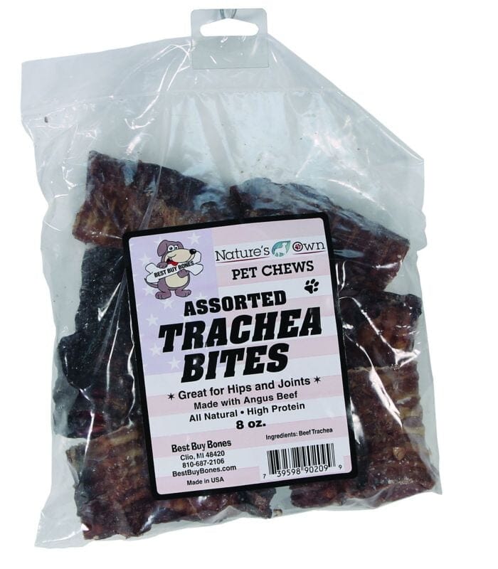 Nature's Own USA Trachea Bites Natural Dog Chews - Beef - 8 Oz