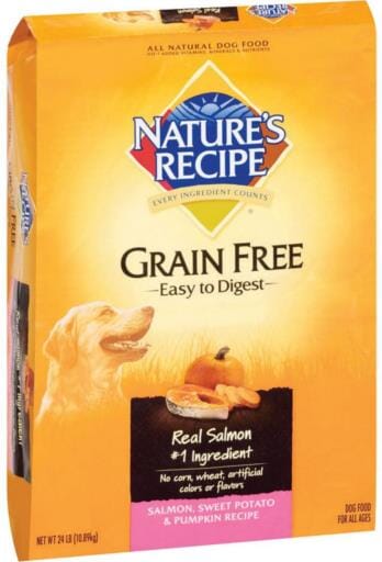 Nature's Recipe Grain-Free Salmon, Sweet Potato & Pumpkin Recipe Dry Dog Food  