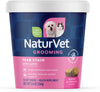 Naturvet Tear Stain Plus Lutein Soft Chews Cat and Dog Tear Stain Remover - 70 ct Cup