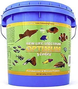 New Life Spectrum Optimum Flakes Freshwater and Saltwater Fish Food Flakes - 600 Grams Default Title