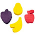 Nibbles Wooden Fruit Chew Toy with 4 Fruits Small Animal Chewy Treats -