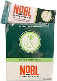 NOBL Adult Canine Vegan Food Bars Soft and Chewy Dog Treats - 3 Oz - Case of 12
