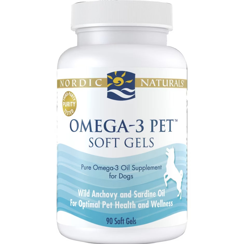 NORDIC NATURALS OMEGA-3 PET SUPPLEMENT SOFT GELS - 90 CT