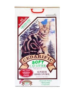 Northeastern Cedarific Cedar Wood Soft and Natural Cat Litter - 15 Lbs  