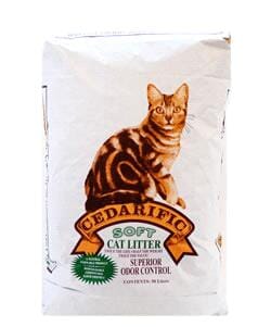 Northeastern Cedarific Cedar Wood Soft and Natural Cat Litter - 50 Liter  