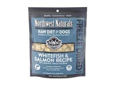 Northwest Naturals Freeze Dried Whitefish & Salmon Nuggets Freeze-Dried Dog Food - 12 o...
