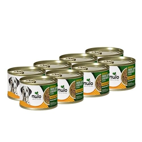 Nulo Ancient Grains Savory Stew Chicken Tilapia and Duck in Broth Puppy and Adult Canned Dog Food - 6 Oz - Case of 8 Default Title