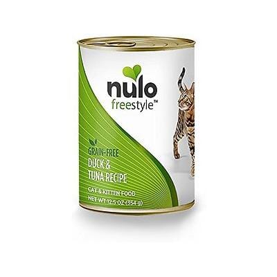 Nulo Freestyle Grain-Free Duck and Tuna Pate Kitten and Adult Canned Cat Food - 12.5 Oz - Case of 12 Default Title
