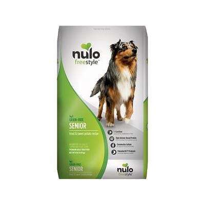 Nulo Freestyle Grain-Free Trout and Sweet Potato with Glucosomine Senior Dry Dog Food 11 Pounds