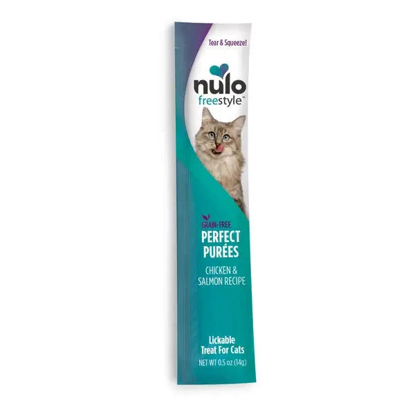Nulo Freestyle Perfect Purees Chicken and Salmon Lickable Cat Treats - .5 Oz - Case of 48 Default Title