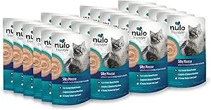 Nulo Freestyle Sily Mousse Yellowfin Tuna and Shrimp Kitten and Adult Wet Cat Food Pouch - 2.8 Oz - Case of 24 Default Title