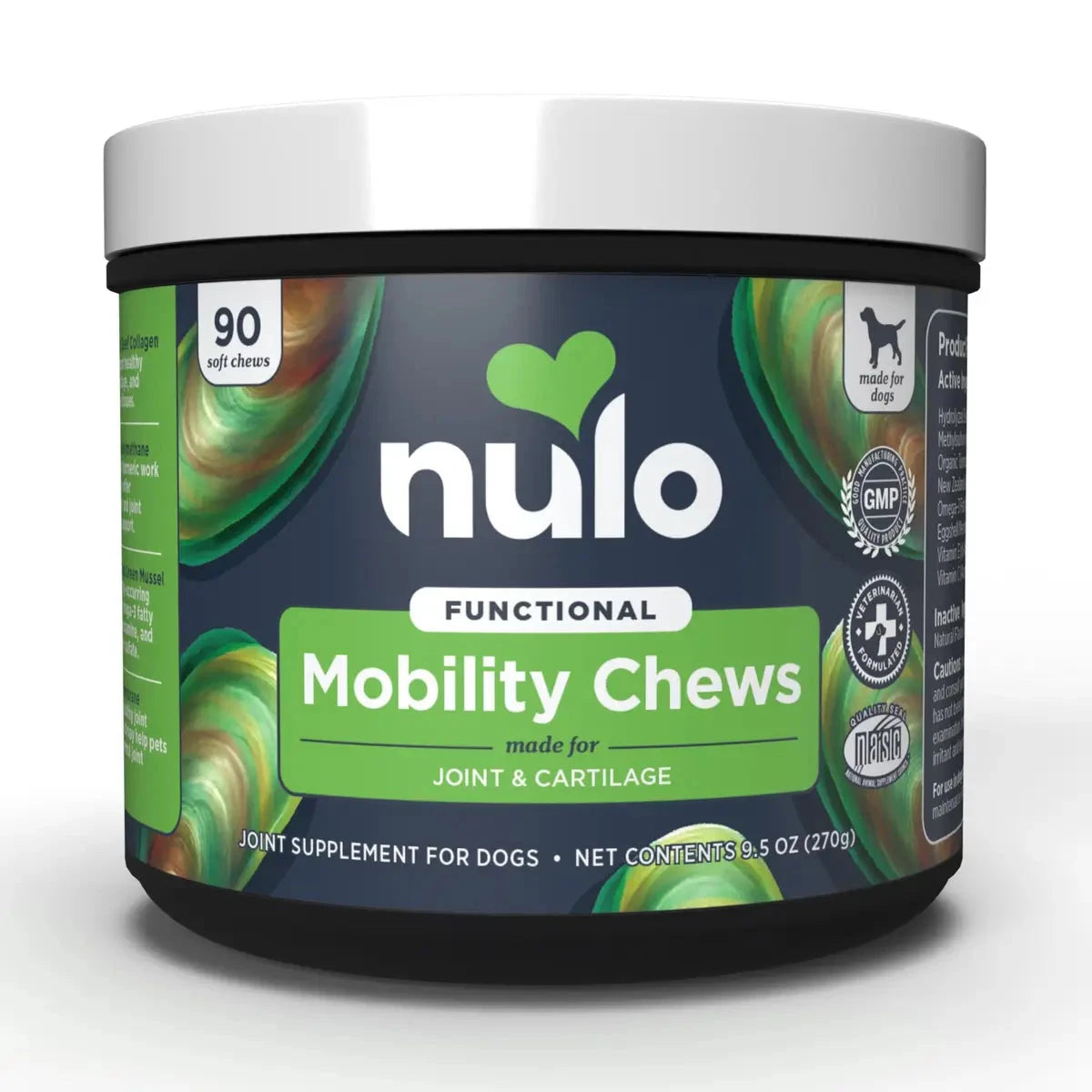 Nulo Functional Mobility Joint Chews Beef Flavored Organic Soft Chew Dog Supplements - 90 Count - 9.5 Oz Default Title