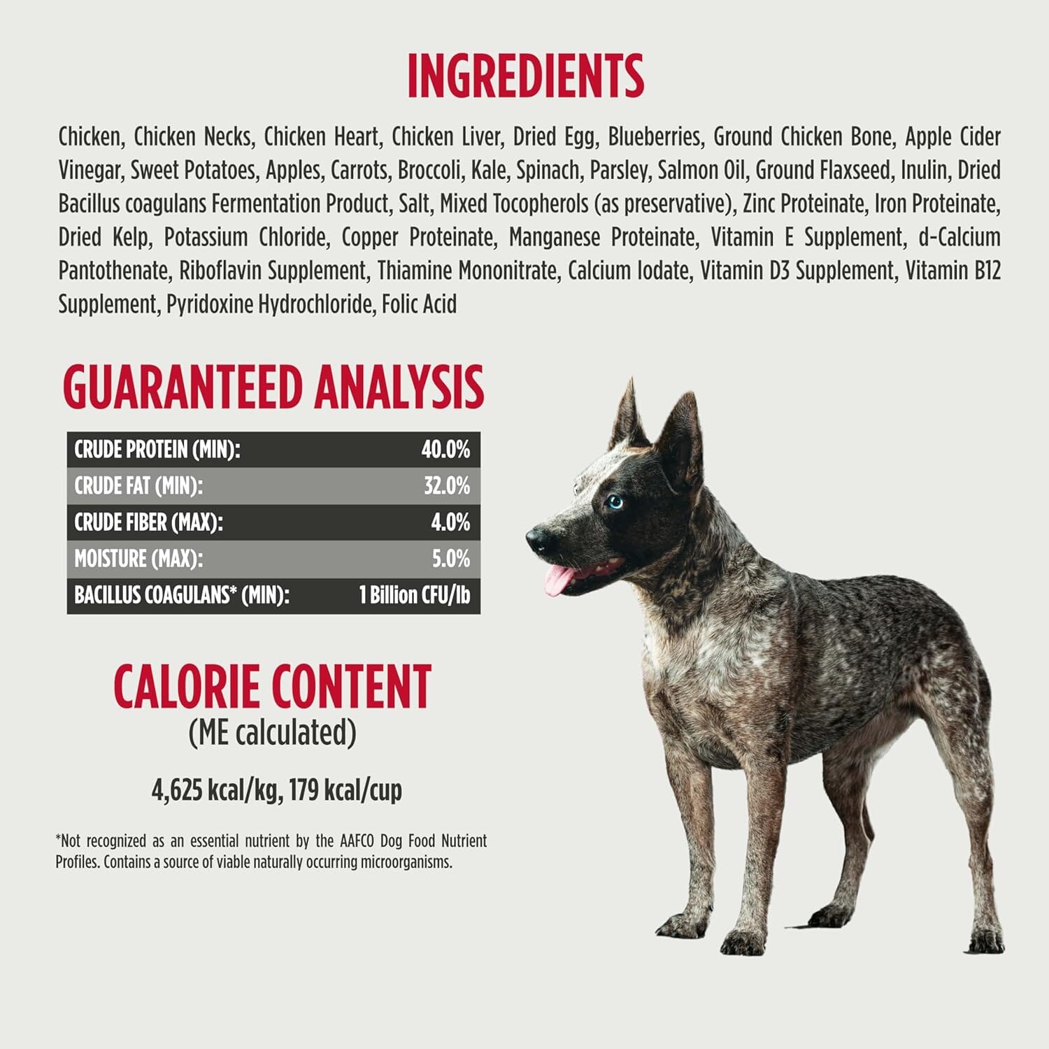 Nulo Grain-Free Freeze-Dried Raw Chicken with Blueberries Complete and Balanced Dry Dog Food