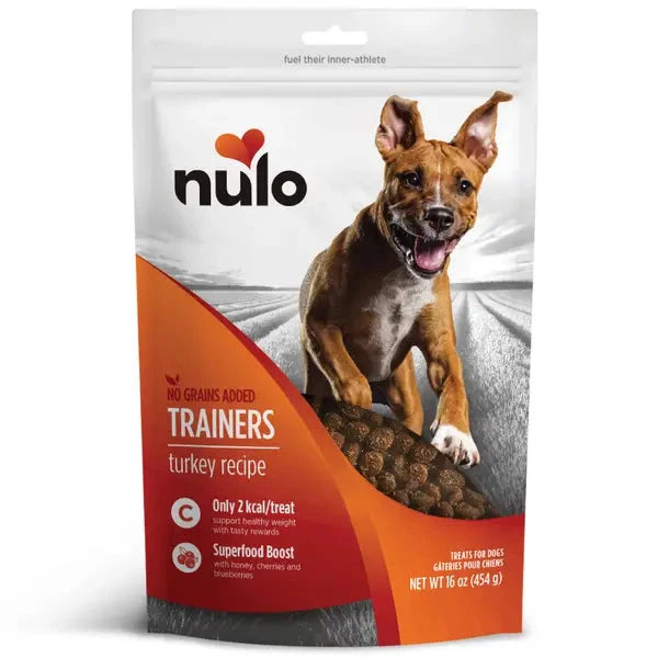 Nulo Grain-Free Trainers Turkey Recipe Soft and Chewy Training Dog Treats 16 Ounce