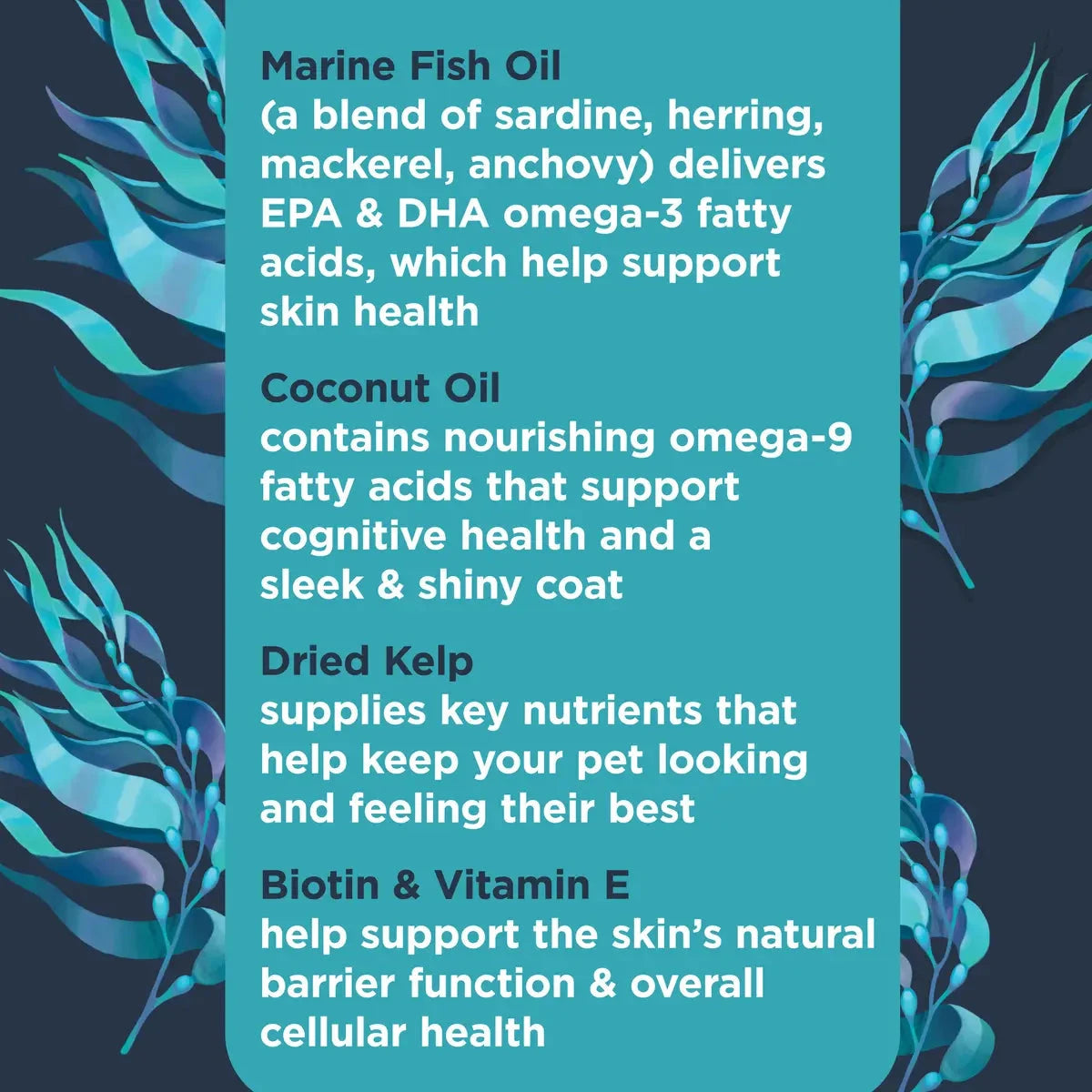 Nulo Superfood Omega Chews Skin and Coat Soft Chew Dog Supplements - 90 Count - 9.5 Oz