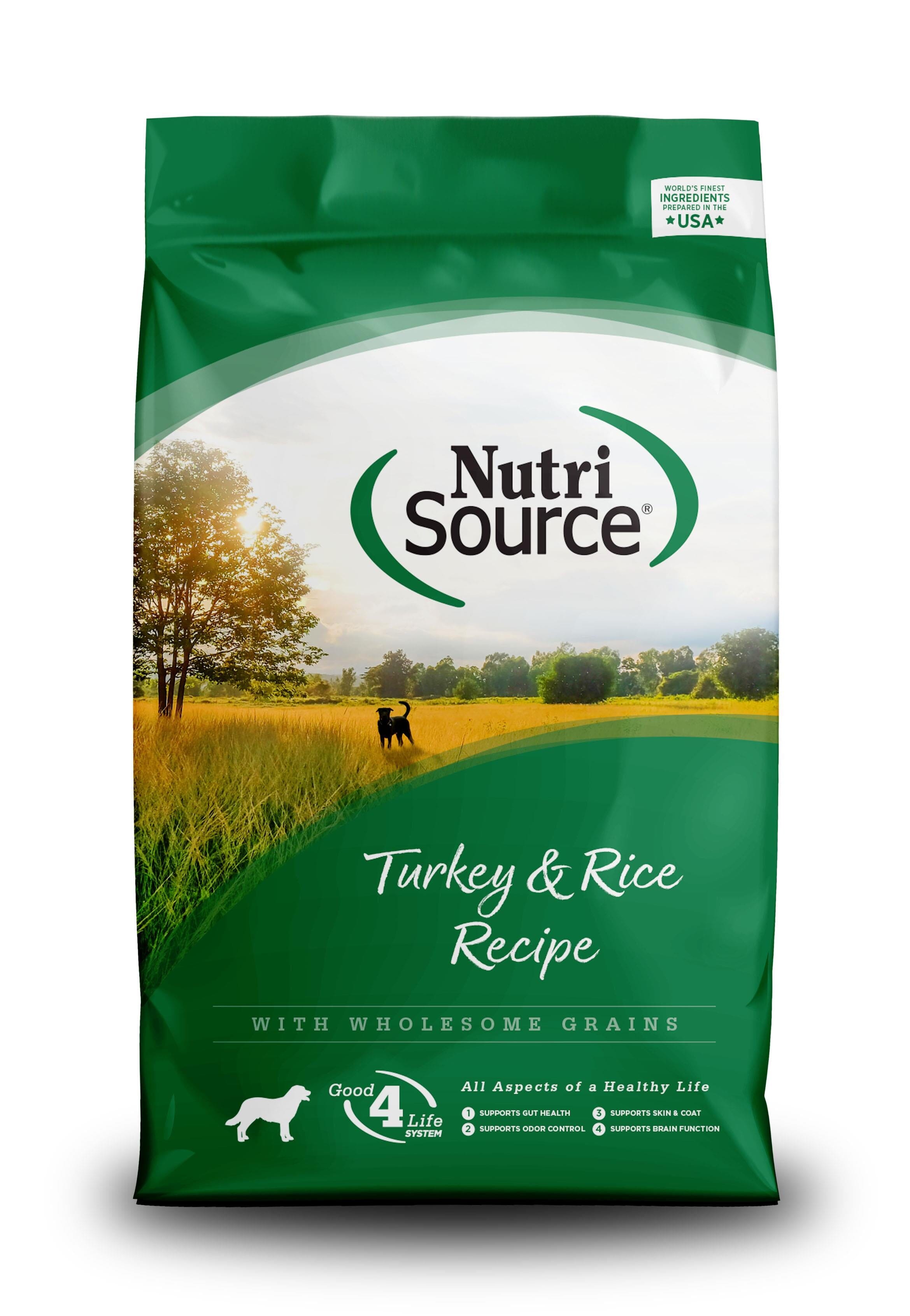 Nutrisource Adult Turkey & Rice Dry Dog Food - 15 lb Bag  