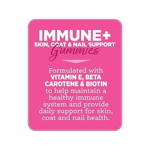 Nutrisource AmpliFull Skin and Coat Gummies Apple Supplemental Dog Chews - 90 Count - 11 Oz