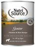 Nutrisource Chicken and Rice with Wholesome Grains Senior Adult Canned Dog Food - 12.3 Oz - Case of 12 Default Title